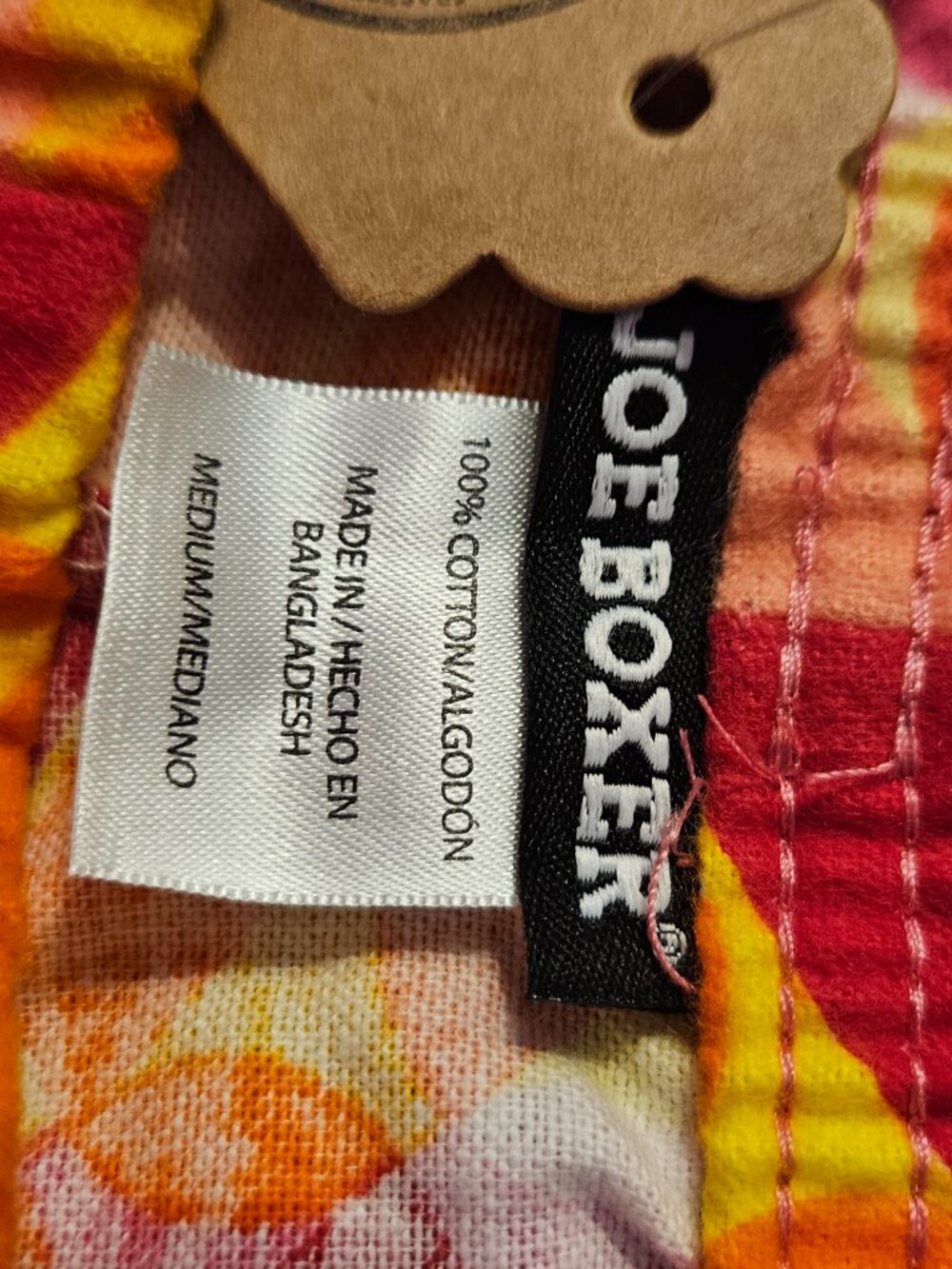 Joe Boxer Multicolor Heart Flannel Pajama Set – Size M – New Without Tags - Picture 10 of 13